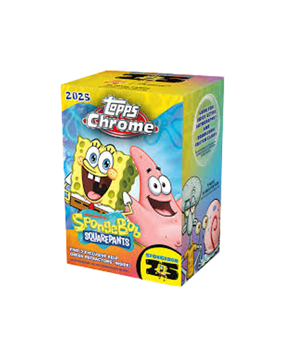 2025 Topps Chrome Spongebob Squarepants 25th Anniversary Blaster Box