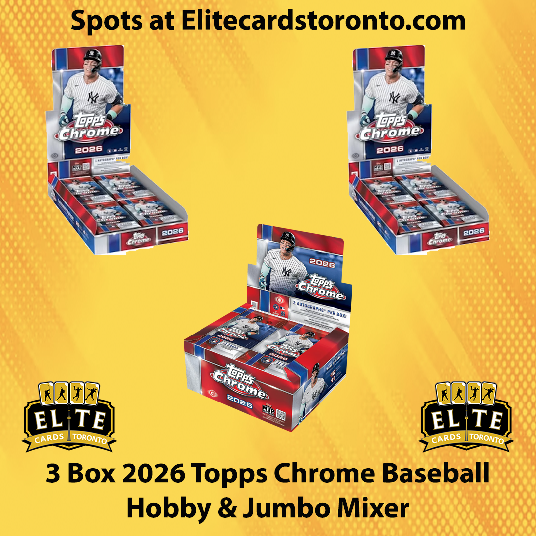 3 Box 2026 Topps Chrome Baseball Mixer PYT - Break #3468