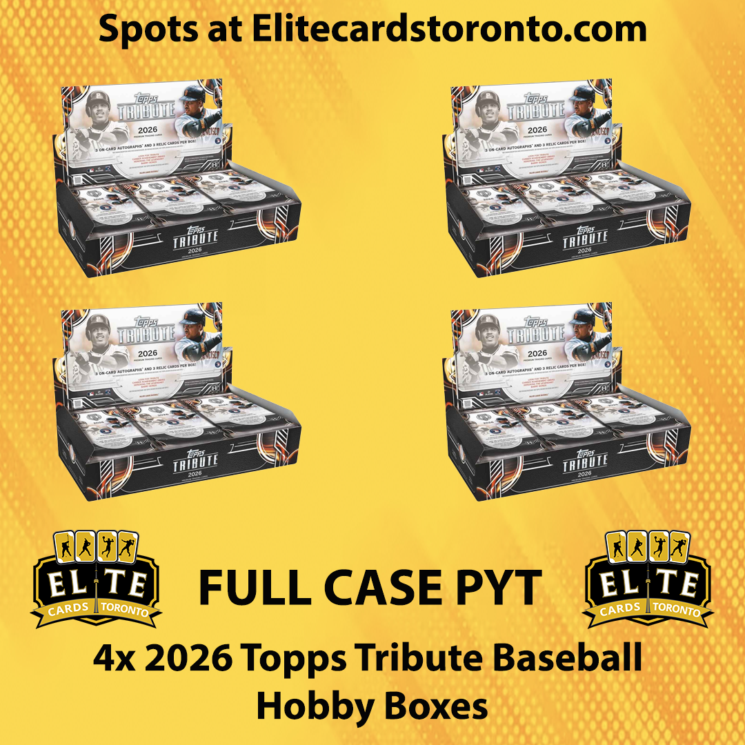 2026 Topps Tribute Baseball Hobby Case PYT (4 Box) - Break #3442