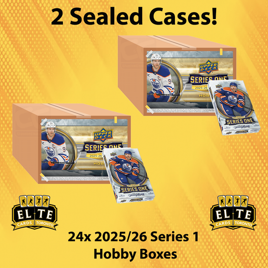 2025 - 2026 Upper Deck Series 1 Hockey Hobby Double Case PTY (24 Box) #2 - Break #2836