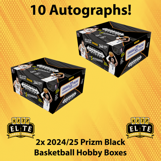 2 Box 2024 - 2025 Panini Prizm Black Basketball Hobby PYT #2 - Break #2827 (Sunday)