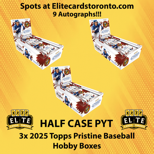 2025 Topps Pristine Baseball Hobby Half Case PYT (3 Box) #2 - Break #3033