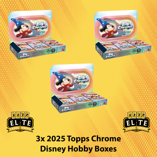 3x 2025 Topps Chrome Disney Hobby PYC - Break #2811