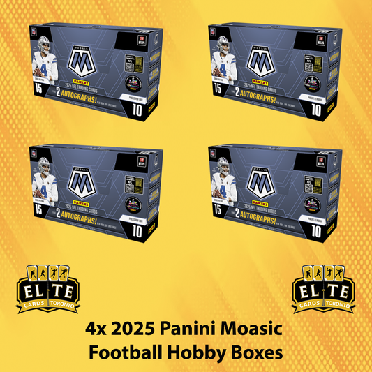 4 Box 2024 - 2025 Panini Mosaic Football Hobby PYT - Break #2879