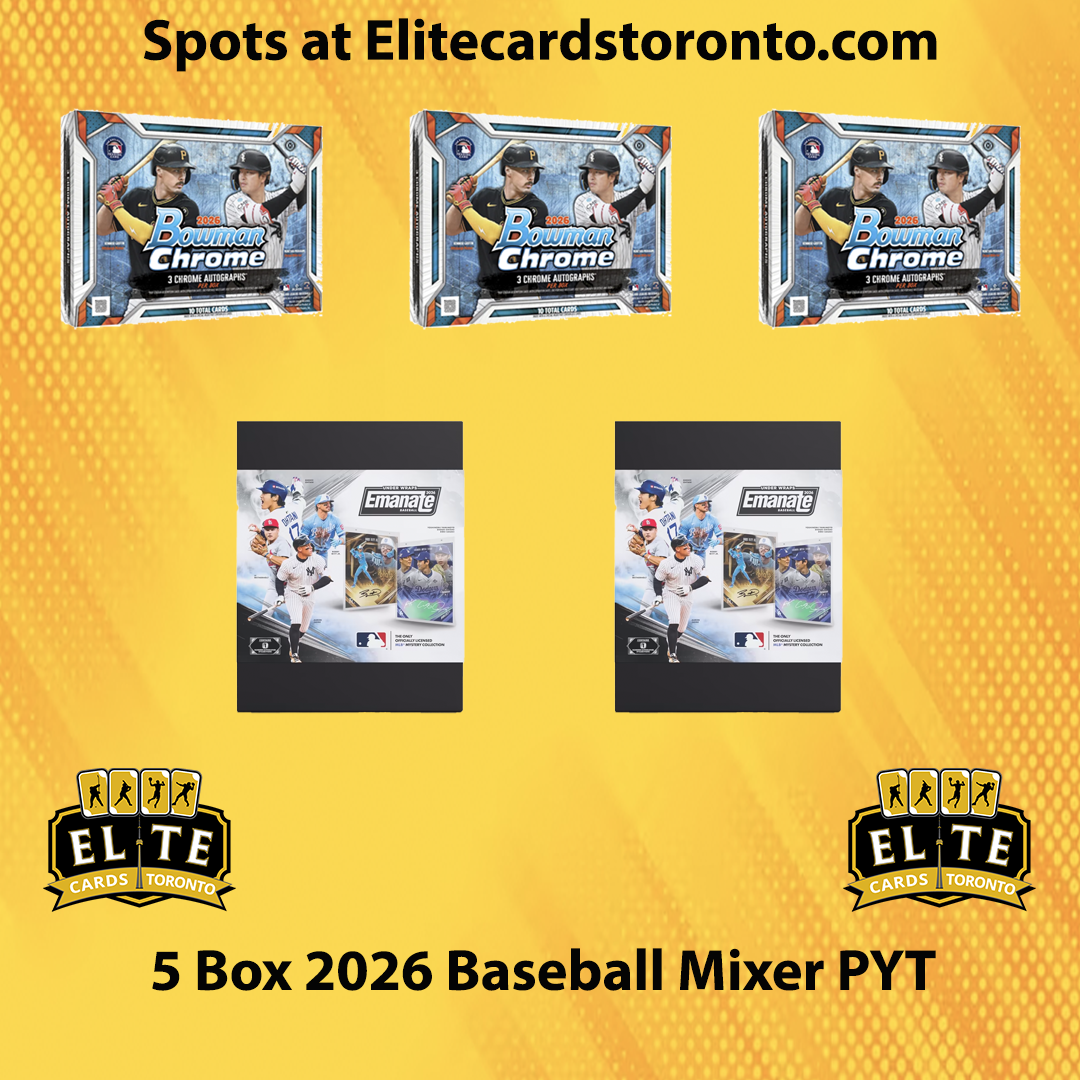 5 Box Baseball Mixer w/ Emanate PYT - Break #3577