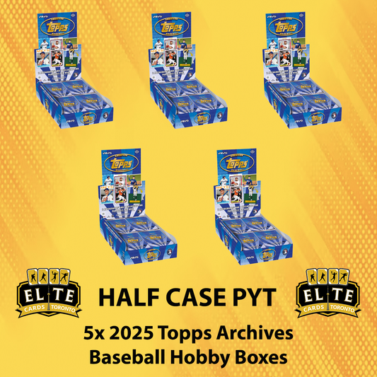 2025 Topps Archives Baseball Hobby Half Case PYT (5 Box) #2 - Break #2956