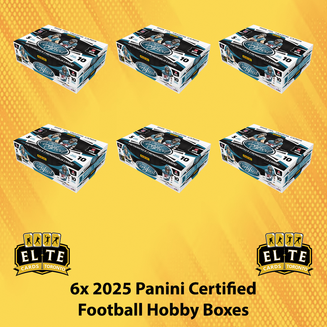 6 Box 2025 Panini Certified Football Hobby PYT #2 - Break #2870