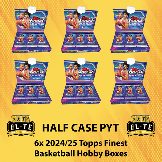 2024 - 2025 Topps Finest Basketball Hobby Half Case PYT (6 Box) - Break #2744