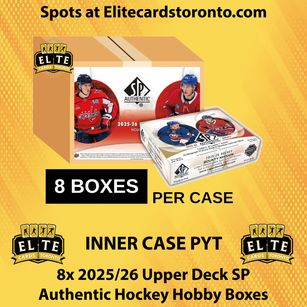 2025 - 2026 Upper Deck SP Authentic Hockey Hobby Inner Case PYT (8 Box) - Break #3347