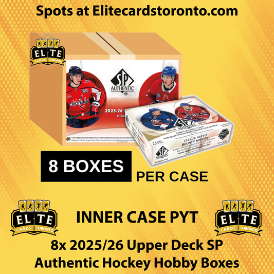 2025 - 2026 Upper Deck SP Authentic Hockey Hobby Inner Case PYT (8 Box) - Break #3347