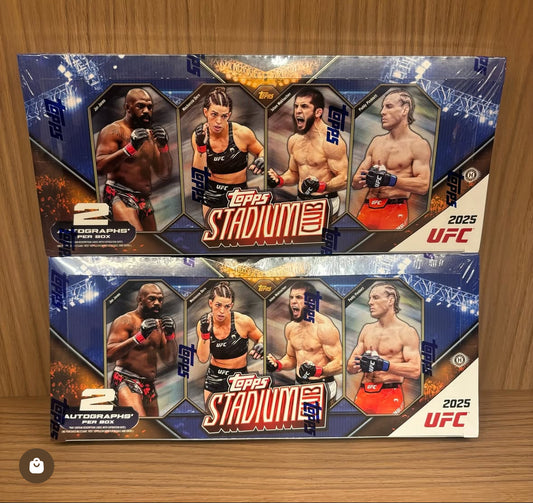 2 Box 2025 Topps Stadium Club UFC Hobby Break - Break #2997