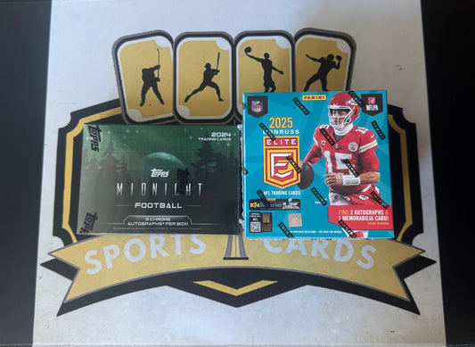 CSC Football Mixer #1: 1x Topps Midnight Football Hobby + 1x Panini Elite Football Hobby PYT