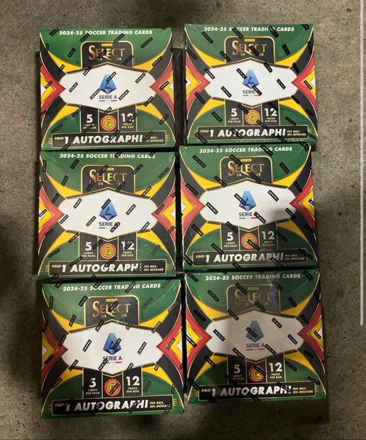 2024 - 2025 Panini Select Serie A International Soccer Hobby Half Case PYT (6 Box) - Break #2777