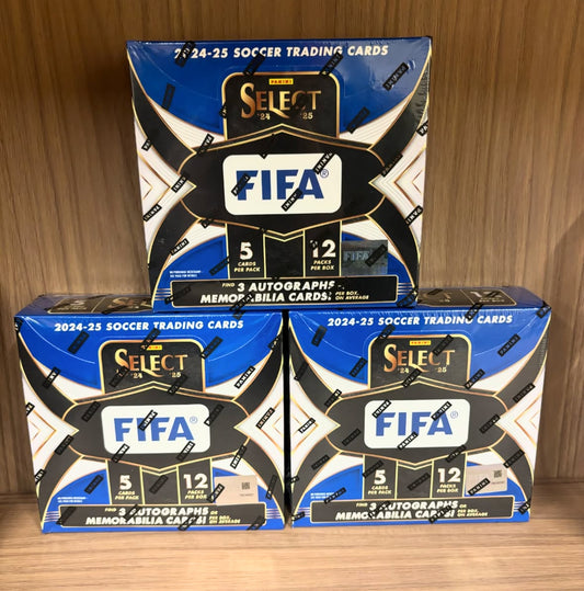3 Box 2024 - 2025 Panini Select FIFA Soccer Hobby PYT #2 - Break #2953