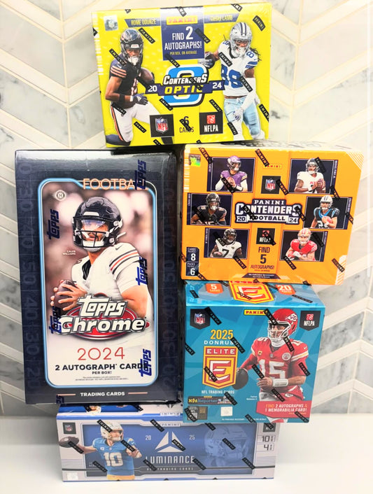 5 Box Football Hobby Mixer PYT - Break #2726