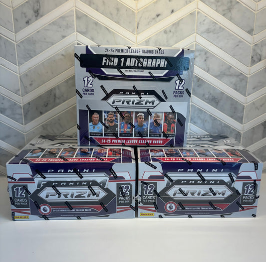 3 Box 2024 - 2025 Panini Prizm EPL Soccer Hobby Break - Break #2476