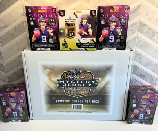 6 Box 2024 Football Mixer W Leaf Mystery Jersey - Break #1899