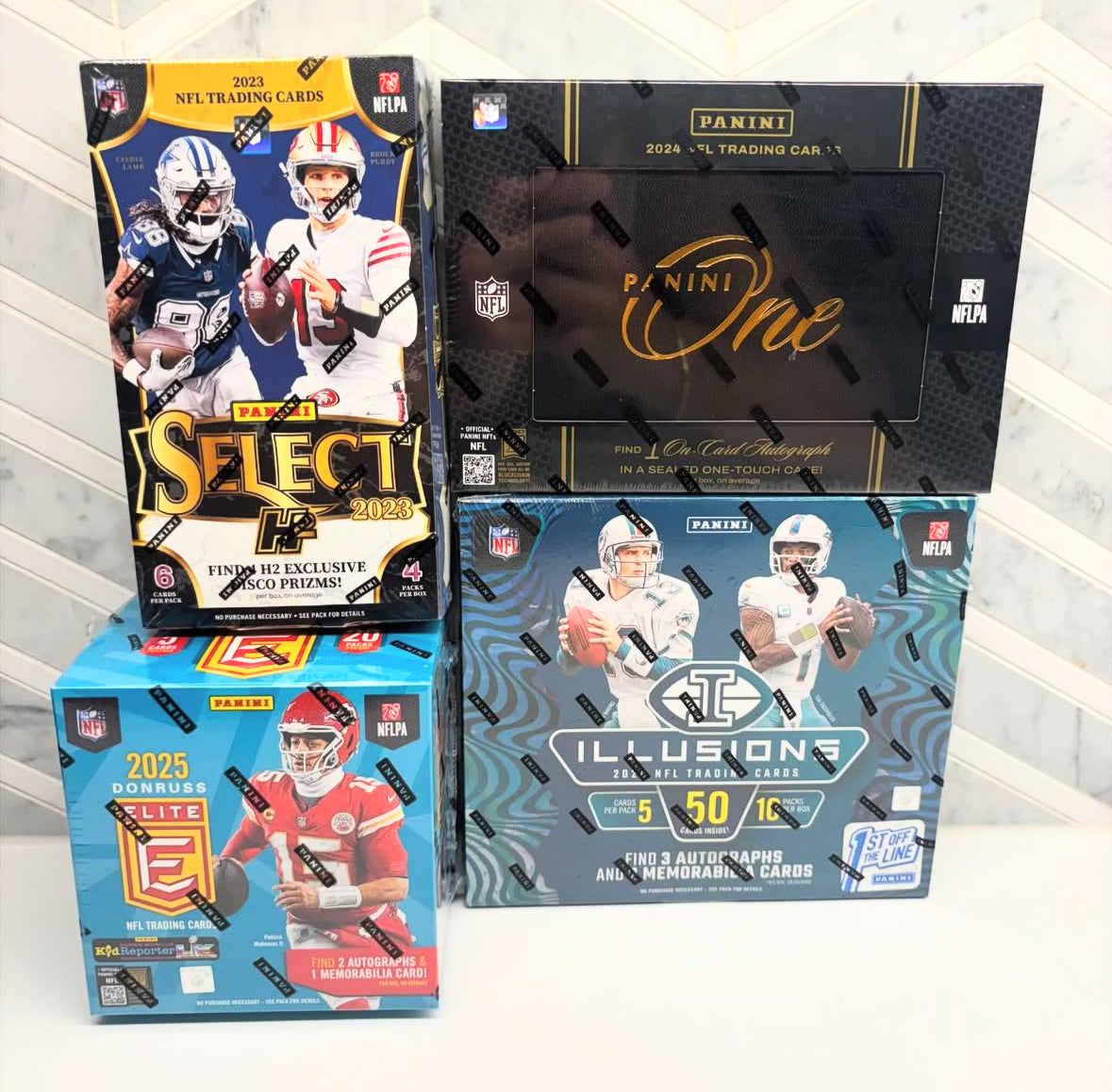 4 Box Panini Football Hobby Mixer w FOTL - Break #2781