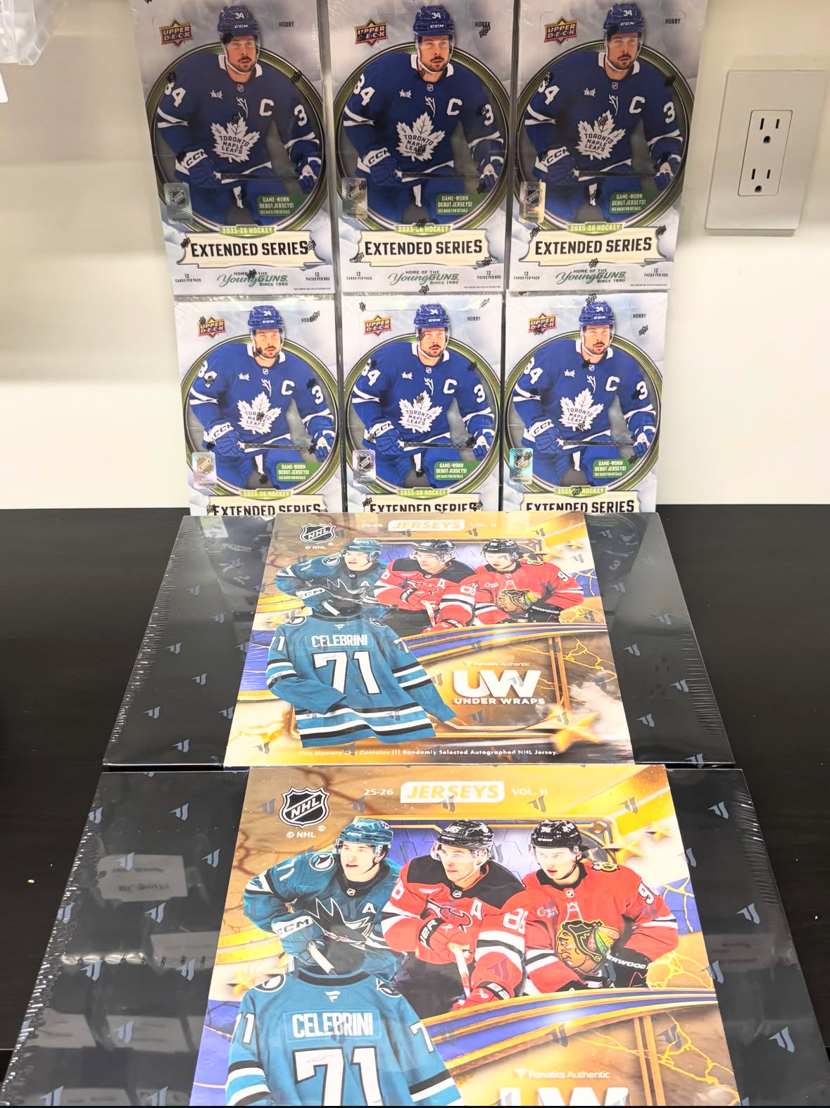 2025 - 2026 Upper Deck Extended Series Half Case w/ 2 Box Fanatics Auto Jerseys #2 - Break #3320