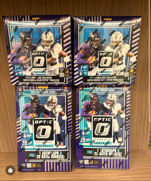 4 Box 2025 Panini Donruss Optic Football Mixer PYT #3 - Break #3013
