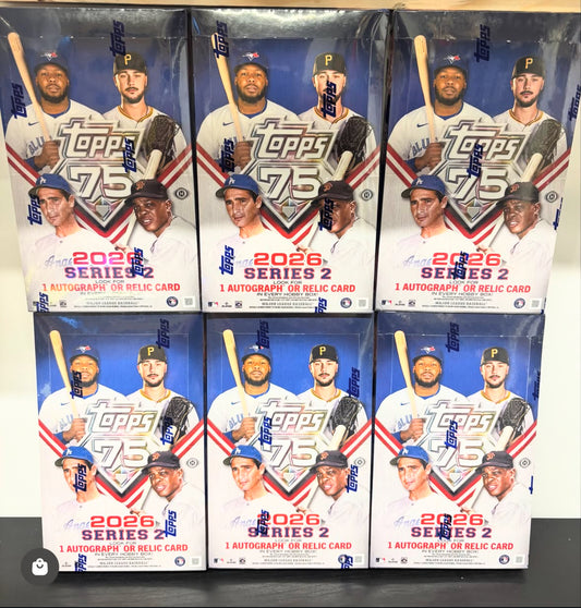 2026 Topps Series 2 Baseball Hobby Half Case PYT (6 Box) #2 - Break #3319