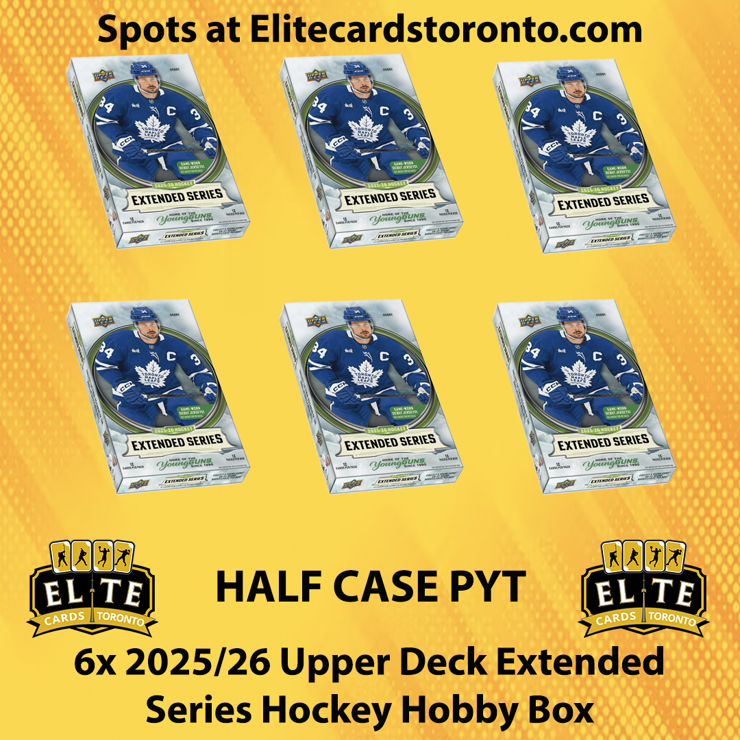 2025 - 2026 Upper Deck Extended Series Hockey Hobby Half Case PYT (6 Box) - Break #3312