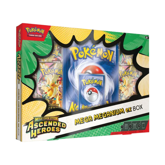 POKÉMON - MEGA EVOLUTION ASCENDED HEROES - MEGA MEGANIUM EX BOX