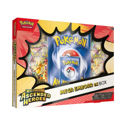 POKÉMON - MEGA EVOLUTION ASCENDED HEROES - MEGA EMBOAR EX BOX