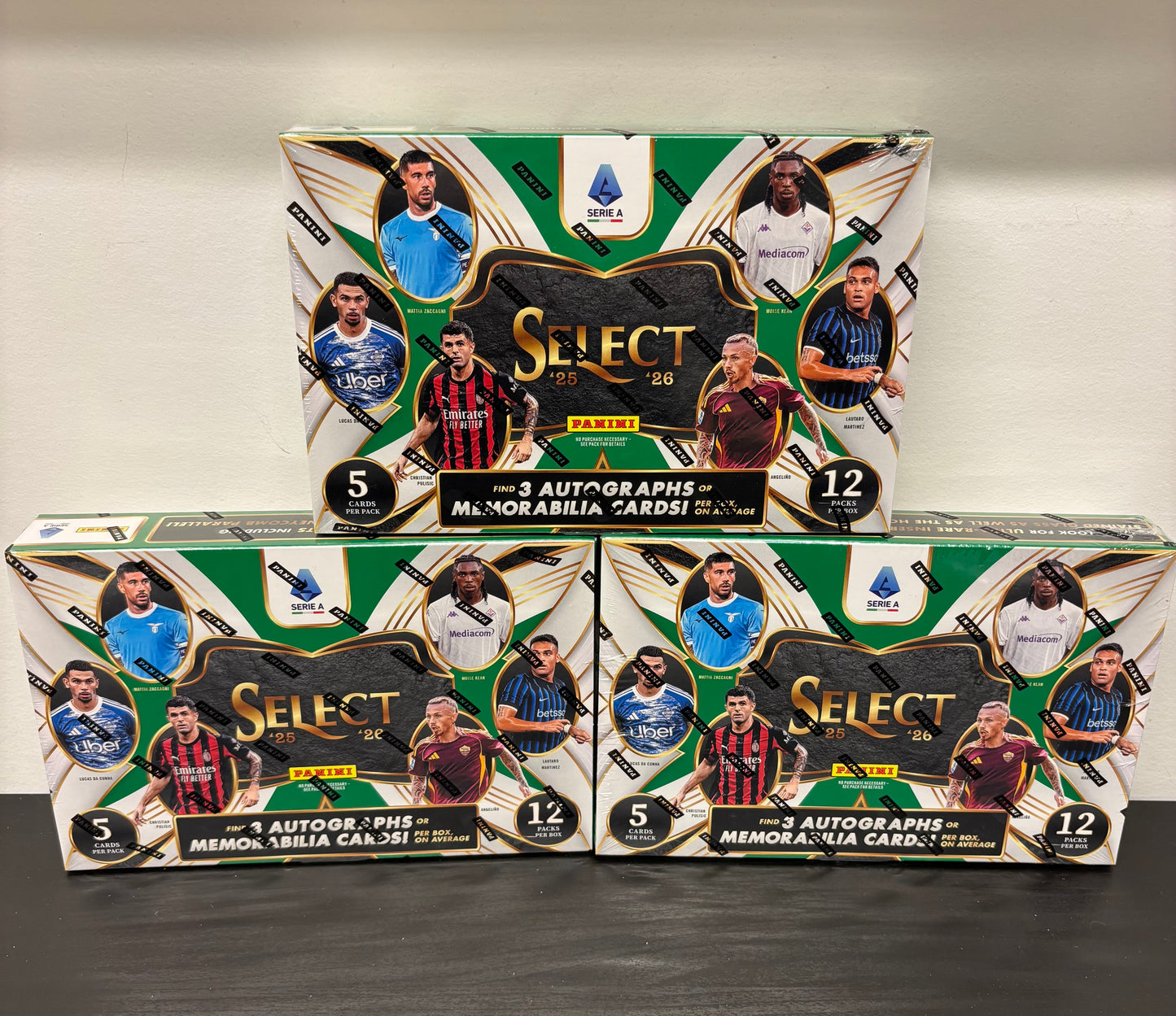 3 Box 2025 - 2026 Panini Select Serie A Soccer Hobby PYT #7 - Break #3324