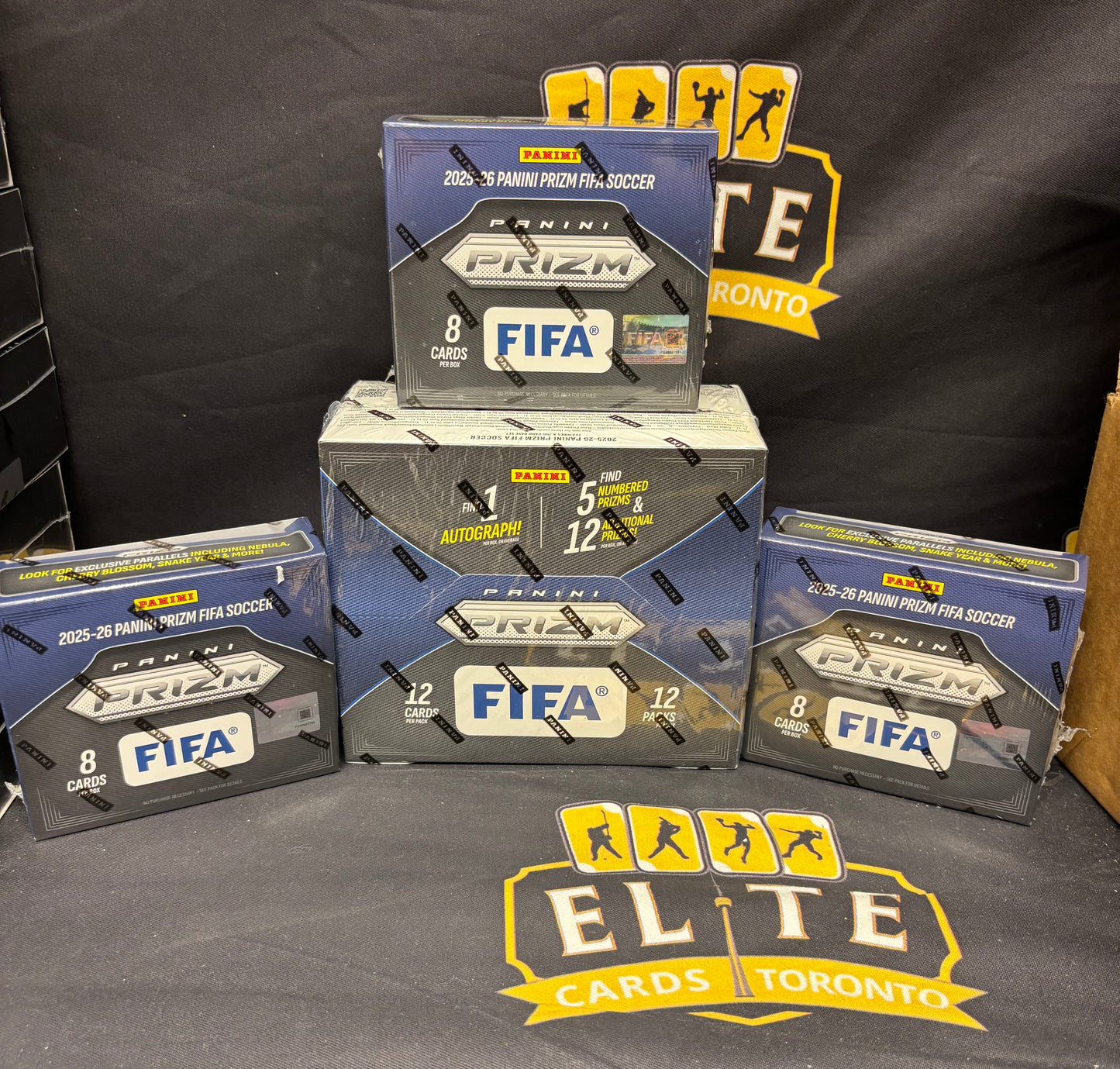 4 Box 2025 - 2026 Panini Prizm FIFA Soccer Hobby & Choice Mixer PYT - Break #3332