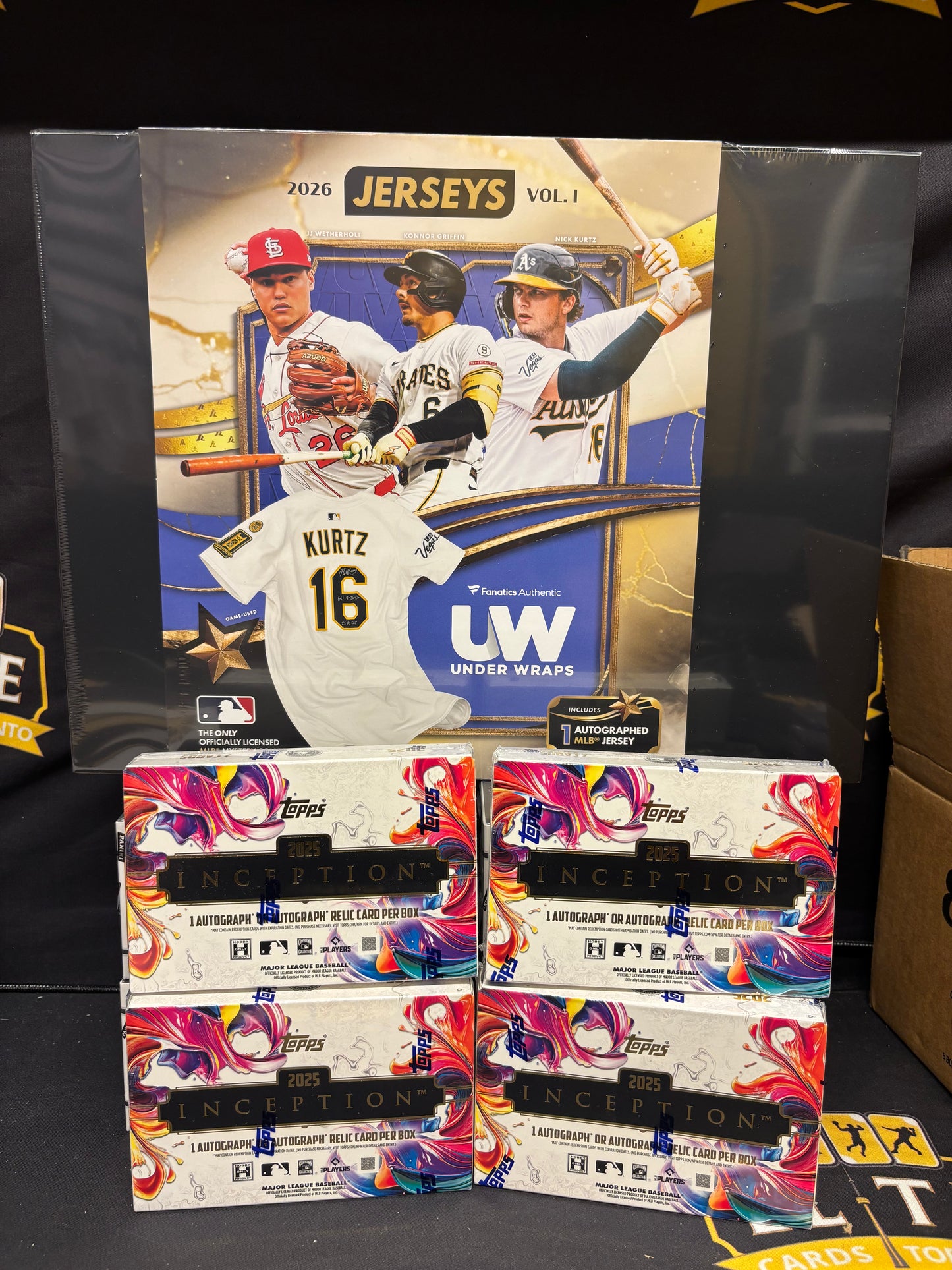 2025 Topps Inception Baseball Half Case PYT w/ Mystery Auto Jersey - Break #3374
