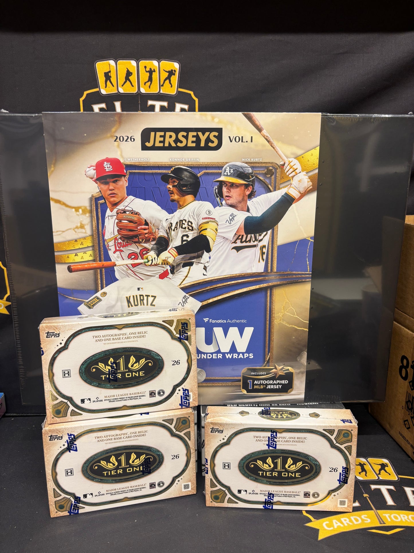 4 Box Baseball Mixer PYT w/ Auto Mystery Jersey - Break #3376
