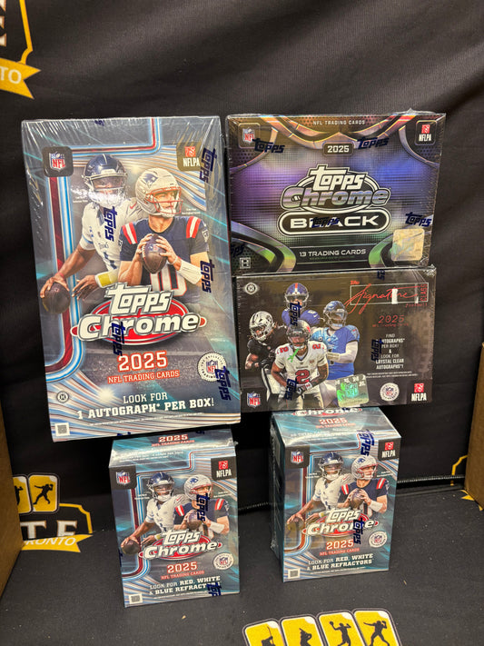 5 Box 2025 Topps Football Hobby Mixer PYT - Break #3410