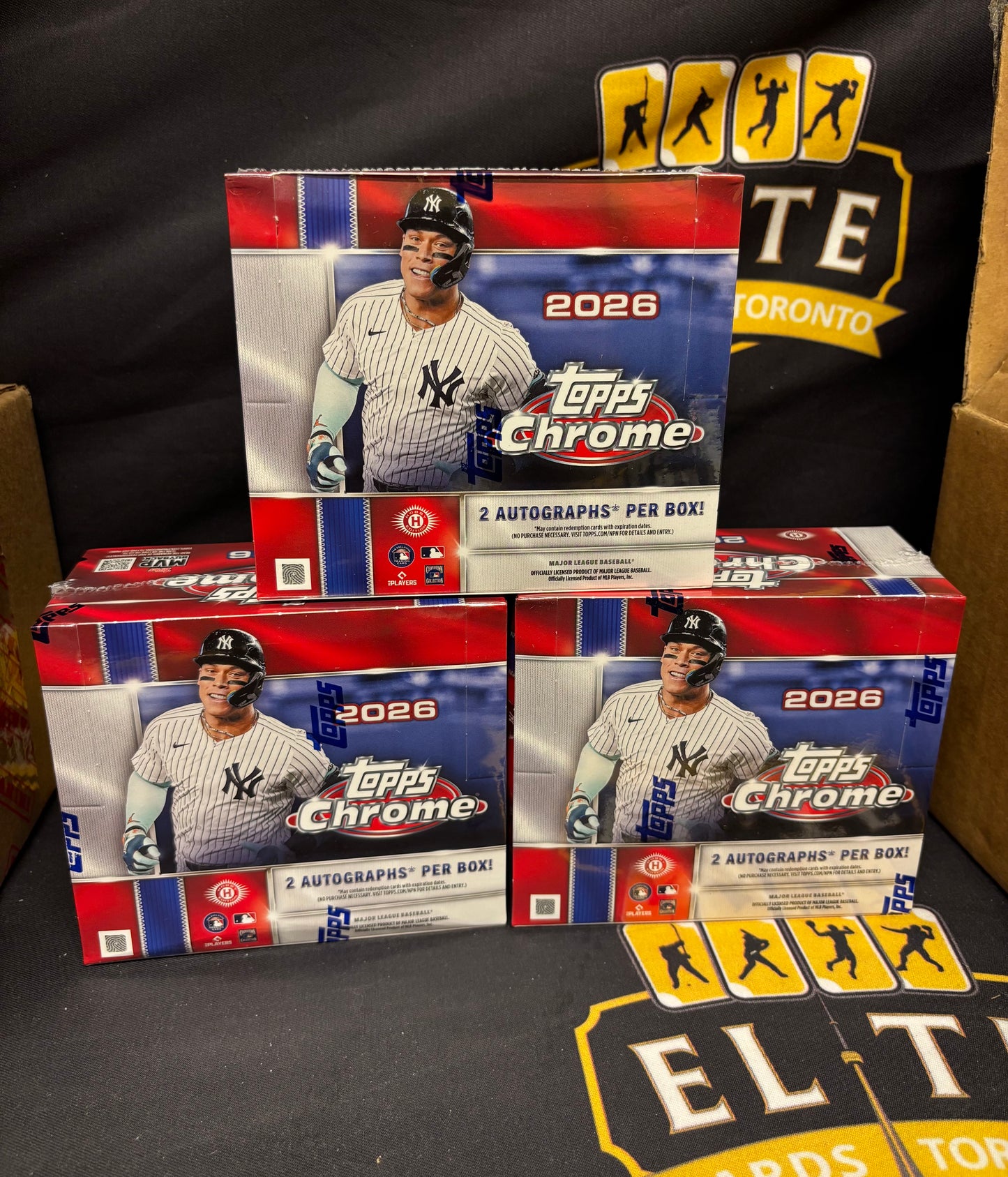 3 Box 2026 Topps Chrome Baseball Jumbo PYT - Break #3428