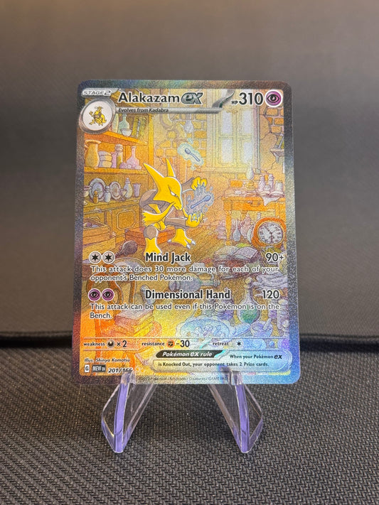 2025 Pokemon 151 Alakazam ex Special Illustration Rare 201/165