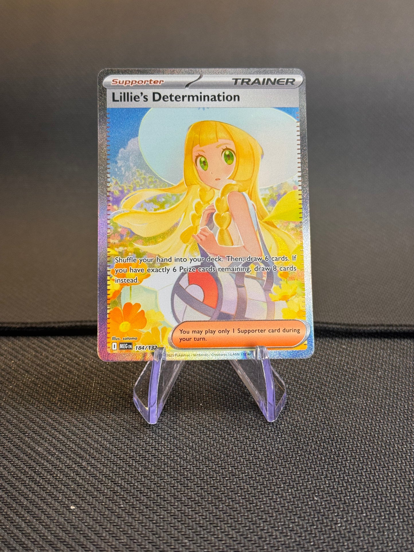 2025 Pokemon Mega Evolution ME01 Lillie's Determination Special Illustration Rare 184/132
