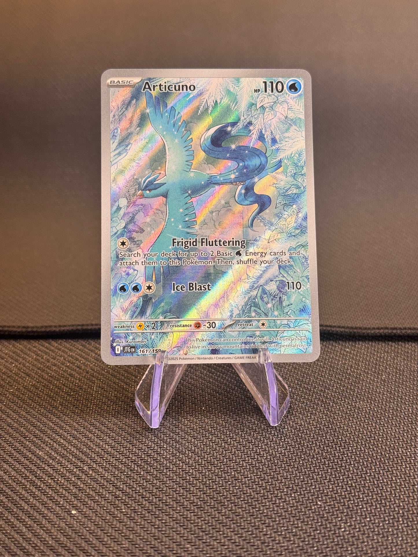 2025 Pokemon Journey Together Articuno Illustration Rare 161/159
