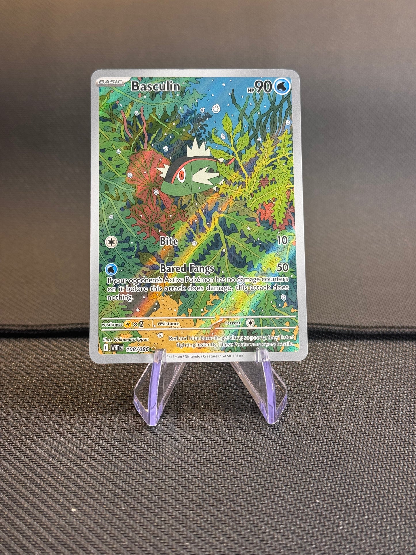 2025 Pokemon White Flare Basculin Illustration Rare 108/086