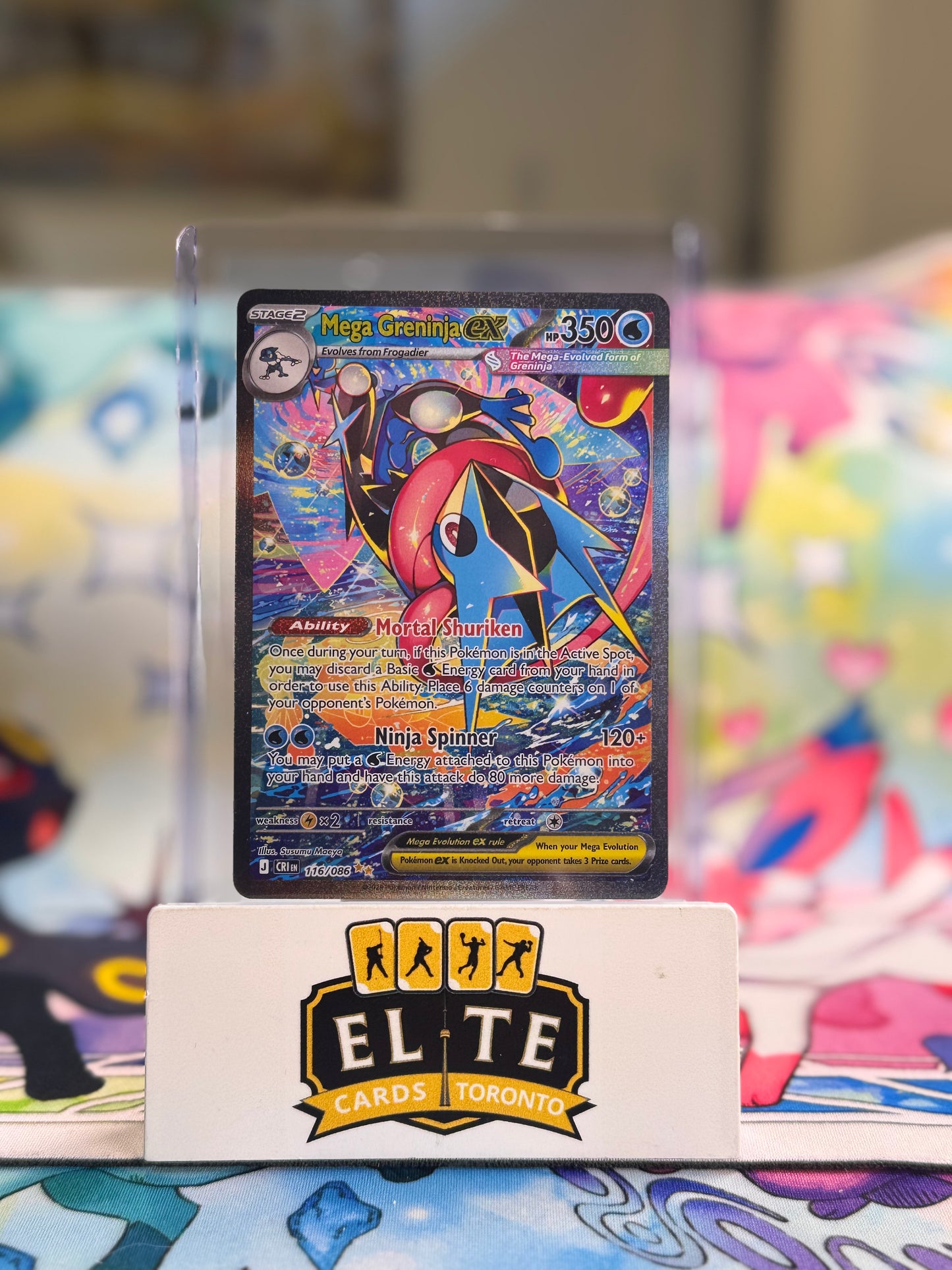 2026 Chaos Rising Mega Greninja Special Illustration Rare 116/086