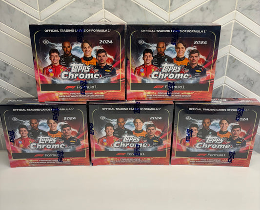 2024 Topps Chrome F1 5 box Break - #1973