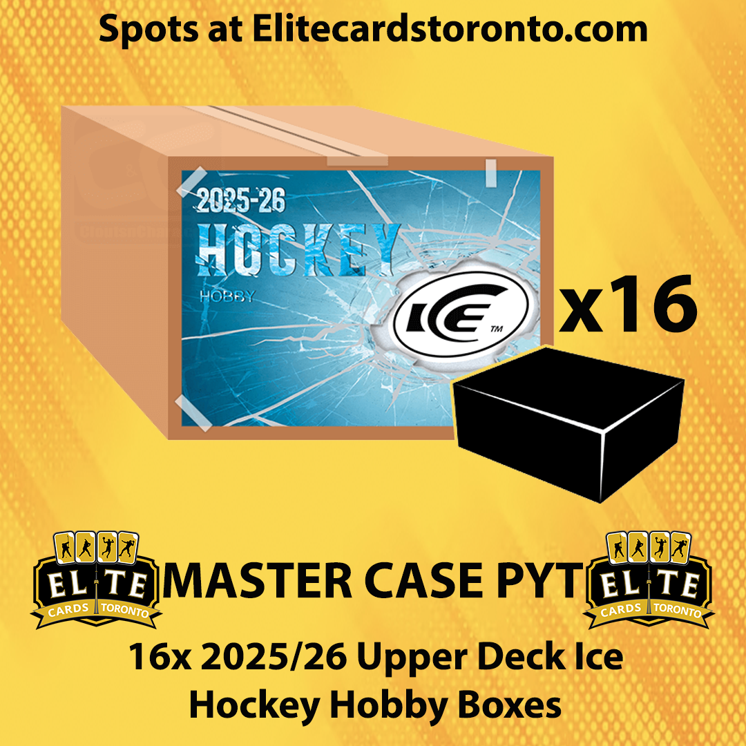 2025 - 2026 Upper Deck Ice Hobby Master Case PYT (16 Box) - Break #3582