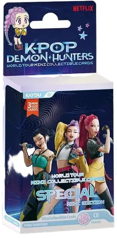 KAYOU - KPop Demon Hunters Collectible Trading Cards Special Mini Edition - Pink Diamond Series 1