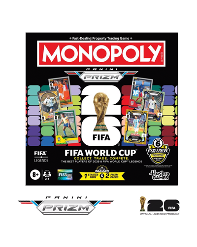 Monopoly Panini Prizm: FIFA World Cup Board Game (Gold Ice packs)