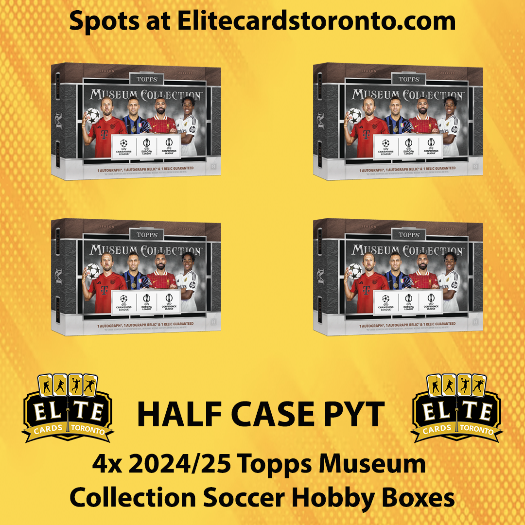 2024 - 2025 Topps Museum Collection Soccer Hobby Half Case PYT (4 Box) #2 - Break #2944