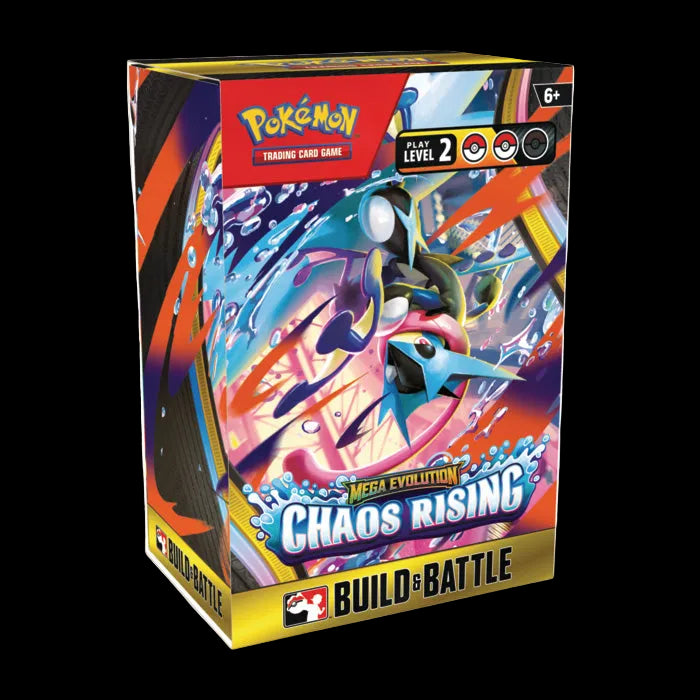 Pokemon Mega Evolution Chaos Rising Build & Battle Box Display
