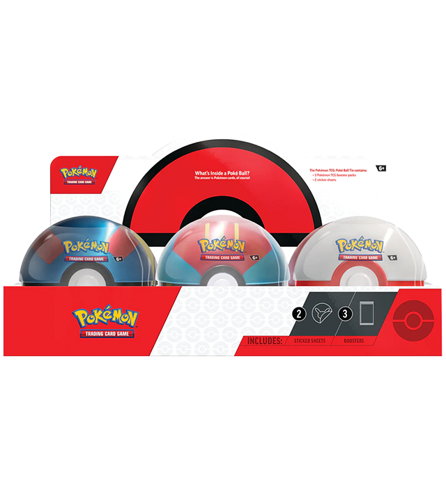 Pokémon: Single Poke Ball Tin - Q3 2023 -