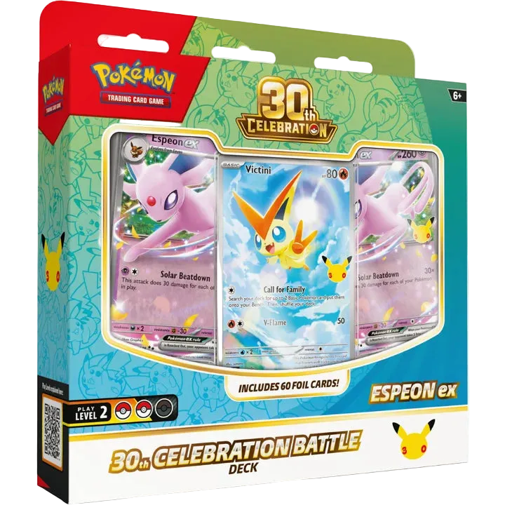 Pokemon - 30th Celebration - Battle Deck - Espeon ex (Pre Order, Oct 30th)