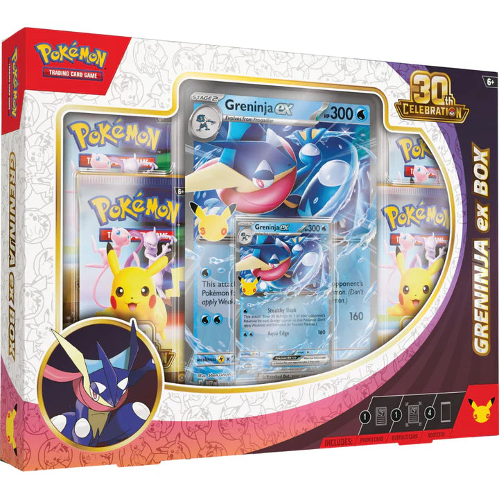 Pokemon - 30th Celebration - Greninja ex Box (Pre-Order)