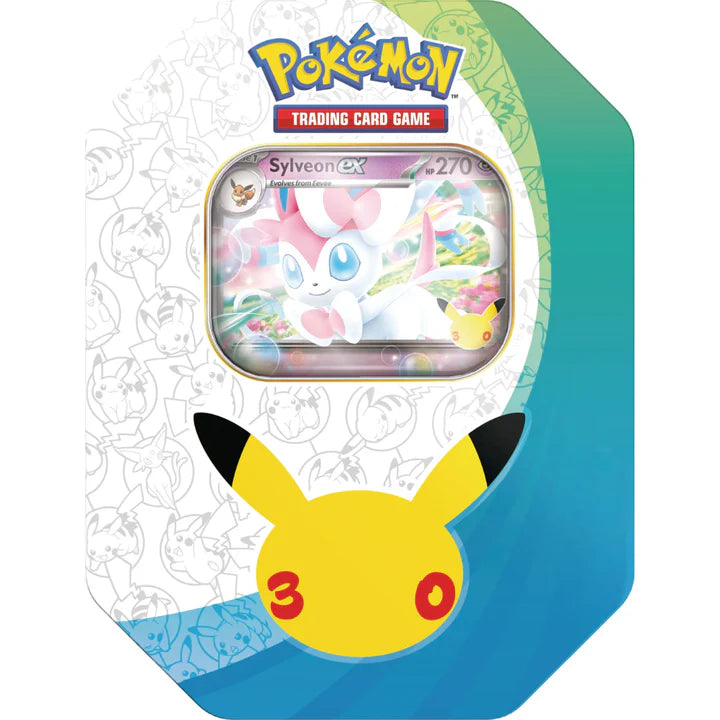 Pokemon - 30th Celebration - Tin - Sylveon ex (Pre-Order, Dec 4th)