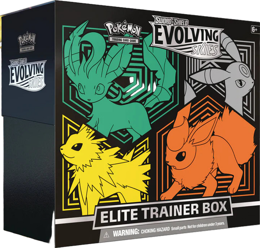 Pokemon - Evolving Skies - Elite Trainer Box - Umbreon, Flareon, Jolteon, and Leafeon